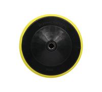 Folpus Backing Pad para Taladro Manual Disco de Pulido Placa Flexible de Apoyo Adaptador de Lijado Material de Caucho Resistente Adecuado para Coches, 7 pulgadas 180 mm M16