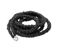 Folpus Banda Elástica de Resistencia, Cuerda de Entrenamiento de Resistencia, Gimnasio en Casa, Banda de Tracción, Entrenamiento de Fuerza de Piernas para Ve, Negro 50 Libras