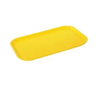 Folpus Bandeja para Servir, Mesa de Centro, Fácil de Limpiar, Multiusos, para Cafetería, Otomana, para Bodas, Amarillo, 37.7 X 27.6 X 1.95