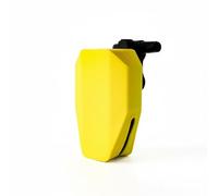 Folpus Bolsa Trasera para Bicicleta Bolsa de Sillín Estuche Bajo Asiento Pouch Impermeable Silicona con Liberación Rápida y Soporte Regulable Adecuada para, Amarillo