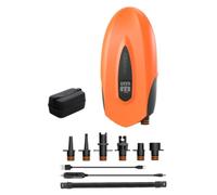 Folpus Bomba de Aire Portátil Inflador Recargable Compresor de Alta y Baja Presión Doble Función Succión Potente Batería 12000 Mah Kit Completo con, Style to 1