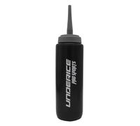 Folpus Botella de Agua Flexible, Ideal para Actividades al Aire Libre, con Boquilla Larga para Boxeo y Ciclismo, Negro