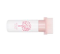 Folpus Botella de peine de raíces, cepillo para botella de tinte para el cabello, herramientas vacías para permanente, botella exprimible para salón, rosa