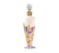 Folpus Botellas de perfume de vidrio vintage, vacías, decoración retro con forma de ángel y flores, elegante decoración para niñas y mujeres, regalos de, Style D