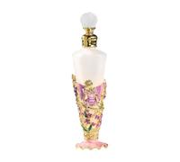 Folpus Botellas de perfume de vidrio vintage, vacías, decoración retro con forma de ángel y flores, elegante decoración para niñas y mujeres, regalos de, Style B