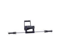 Folpus BTA Servo Mount con Kit de Cilindro de dirección hidráulico Completo Kit de actualización de automóvil RC Kit RC Crawler Piezas de Bricolaje para 1:10, Negro