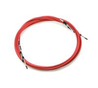 Folpus Cable Control Marino para y Cambio Engranaje con Recubrimiento Protector Rojo y Acoplamientos Metal para Pesca y, 22FT