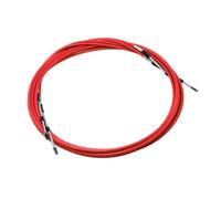 Folpus Cable Control Marino para y Cambio Engranaje con Recubrimiento Protector Rojo y Acoplamientos Metal para Pesca y, 13FT