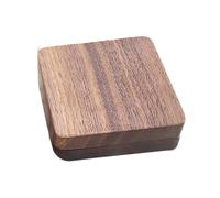 Folpus Caja de presentación de Monedas Caja de Almacenamiento de Monedas de Dustip Dust Universal Wooden Collecter Commemorative, Terciopelo Negro