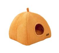 Folpus Cama Nido para Mascotas, casa de campaña para Gatos, Refugio de Invierno para Perros y Gatos, casa cálida, Nido semicerrado para Gatos, Gatitos, Pequeño