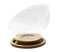 Folpus Cama para Gatos Space Capsule para Gatitos Centro de Actividades de fácil Montaje Estable Interior Exterior Pelotas de Seguimiento Juguete Cama, MDF L