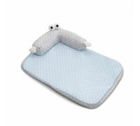Folpus Cama para Mascotas Cama Colchoneta Almohada Borde Esterilla Perro Gato Tejido Enfriante Transpirable Suave Lavable Adecuado para en Sala Dormitorio, Color to 6, M 55 40cm