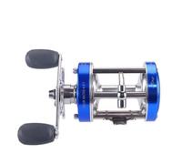 Folpus Carrete de Pesca Redondo con Estructura de Metal y Compacto Bobina Visible y Guía de Línea para Control del Hilo Freno Estelar de Ajuste Preciso y
