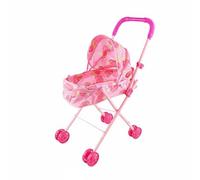 Folpus Carrito de Juego Infantil Cochecito de Muñecas Silla Juguete Carro Plegable con Capota Ruedas de Fácil Rodaje Peso Liviano Manejo Sencillo Adecuado