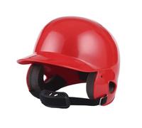 Folpus Casco Protector Infantil Béisbol Protector Facial Acolchado Interior Ventilación Eficiente Doble Oreja Adecuado para Práctica Deportiva Juegos Escolares, Rojo, Adulto