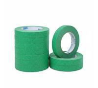 Folpus Cinta de Enmascarar para Pintor Papel de Enmascarado Cinta de Pintura Cinta Adhesiva Cinta para Fachadas Crepé Que Mejora la Eficiencia y Retirada sin, 2.0CM, Tubo