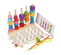 Folpus Clasificador Formas | Coordinación Mano-Ojo, Tablero Clasificación Formas, Apilable, Juego Enhebrar, para Casa, Aula