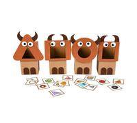 Folpus Clasificador Formas Tela con Diseño ser Preescolar Juego Emparejamiento con Tarjetas Ilustradas Aves