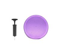 Folpus Cojín Oscilante, Asiento Sensorial con Bomba Manual, Asiento Flexible Inflable para Todas Las Edades, Tabla de Estabilidad de Aire para Danza, Violeta