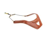 Folpus Correa de hombro para saxofón, correa para el cuello, cómodo arnés para saxofón, correa para saxofón Alto Tenor barítono saxo Soprano, MarrÓn