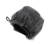 Folpus Cubierta de ruido de la manga de piel de micrófono de micrófono de micrófono peludo cubierta de micrófono peludo, .5.6 Cabello Corto, 10x7cm