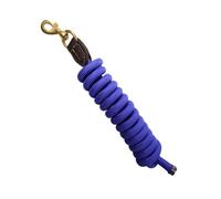 Folpus Cuerda de Larga para Entrenamiento de Caballos, rienda de Nailon de 98,43 Pulgadas, sujeta con, Ideal para exhibiciones, Caminatas, Azul
