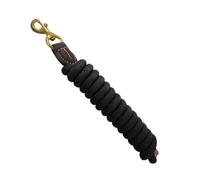 Folpus Cuerda de Larga para Entrenamiento de Caballos, rienda de Nailon de 98,43 Pulgadas, sujeta con, Ideal para exhibiciones, Caminatas, Negro