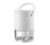 Folpus Deshumidificador portátil pequeño con Enchufe Europeo, iluminación LED de 7 Colores, bajo Nivel de Ruido, silencioso, Apagado automático, para, Blanco