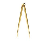Folpus Divisor de navegación náutica, brújula, divisor, herramienta de dibujo para estudiantes de arquitectura o ingeniería, compacto, resistente, de latón, 170mm