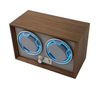 Folpus Enrollador Automático de Relojes Caja Bobinadora Doble Estuche Expositor Silencioso con Alimentación USB Panel Frontal, color to 1, style to 1