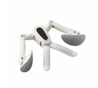 Folpus Entrenador de Fuerza de Brazos Tonificador Ejercitador Aparato Fitness Herramienta de Resistencia Plegable y Ligero para Esculpir Hombros Pecho Firme , Gris