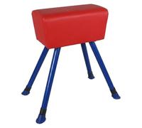 Folpus Equipo de Entrenamiento Aparato de Gimnasia Banco Acolchado Estructura Ajustable para Desarrollo de Habilidades Adecuado para Niños en Clases de Gimnasia y Casa , Pequeño (40x20x18 CM)