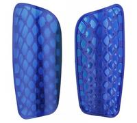 Folpus Espinillera Juvenil Fútbol Ofrece Cobertura Resistente Dispersión de Fuerzas Estructura Ergonómica Suave Fácil de Ajustar Adecuada para Niños Deportistas, Azul, S