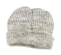 Folpus Figura de acción a Escala 1/12, Gorro de Punto, Accesorio para Vestir Figuras Femeninas y Masculinas, Elegante Gorro Suave y Holgado en Miniatura, Gris