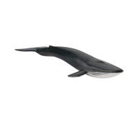 Folpus Figura de Ballena Figura Coleccionable Escultura Marina Modelo para Aprendizaje Textura Detallada en PVC Pintado a Mano Adecuada para Decoración, Ballena Azul