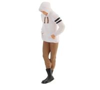 Folpus Figura Miniatura Modelo Escala 1/64 Gente Pequeña Plástico Realista para Maqueta Edificio Escenografía Casa Decoración Escritorio Arquitectura, Multicolor, Sudadera Blanca