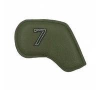 Folpus Funda para Cabeza de Palo de Golf Cubierta Identificadora de Hierros Antigolpes Facilidad de Uso Adaptable Adecuada para Partidas de Golf Desplazamientos y Práctica, Oscuro 7