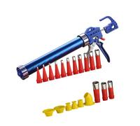 Folpus Herramienta de calafateo manual, dispensador de pegamento, práctica y eficiente herramienta de acabado para reparar cocinas, baños, hogares y, con Boquilla