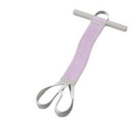 Folpus Home Exercise Puller Banda Elástica Deporte Cuerda de Tensión Pedal de Pie Correa de Estiramiento Soporte de Core con Correa para Abdominales Material, Morado