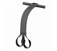 Folpus Home Exercise Puller Banda Elástica Deporte Cuerda de Tensión Pedal de Pie Correa de Estiramiento Soporte de Core con Correa para Abdominales Material, Negro