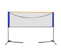 Folpus Juego de bádminton portátil con Red, Red de Pickleball Plegable con Postes para niños y Adultos, cancha Deportiva en el Patio Trasero, 4.1 Millones