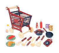 Folpus Juego de Carrito de Compras para Niños, Simulación de Regalo de Cumpleaños para Niños Y Niñas