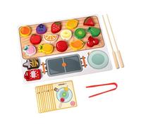 Folpus Juego de Combinación de Frutas Juguete de Madera con Frutas para Niños Y Niñas de 3 a 8 años
