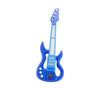Folpus Juguete para niños, ukelele, guitarra, juguete Musical, clásico con música y luz, instrumento musical de juguete, guitarra eléctrica, juguete para, Azul