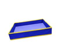 Folpus Kids Sandbox Tray para Juegos Sensoriales Bandeja Infantil de Poliéster Duradero Y Plegable Diseño Portátil Y Bandeja para Arena Reutilizabl, 50cmx50cmx9cm