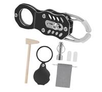 Folpus Kit de comprobador de para Monedas de Bolsillo, Herramienta de Prueba, fácil de Usar, de Metal, portátil, práctico, Piezas para Comprobar de