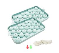 Folpus Kit de Jabón Creativo para Principiantes Molde de Silicona Reutilizable Bandeja para Fabricar Jabones Y Velas Manualidades con Cuerda Adecuado para Re, Azul, Individual