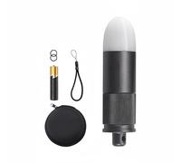 Folpus Lámpara de Señalización de Buceo LED Subacuática Luz de Marcación Linterna de con Iluminación 360 Grados y Cuerda para Colgar Sumergible Hasta 150 M, Negro