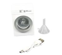 Folpus Lavadora de muñecas a Escala 1/12, Muebles en Miniatura, Escena de Vida, minimodelo de Juguete de simulación para el hogar, Sala de Estar y baño, Blanco