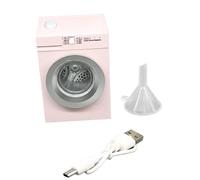 Folpus Lavadora de muñecas a Escala 1/12, Muebles en Miniatura, Escena de Vida, minimodelo de Juguete de simulación para el hogar, Sala de Estar y baño, Rosa